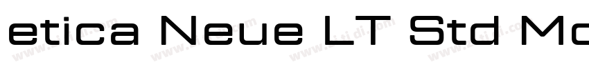 etica Neue LT Std Md字体转换